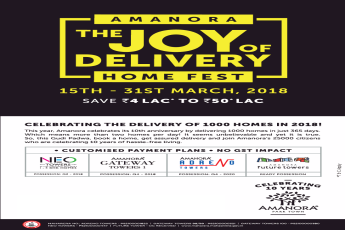 Amanora Home Fest - Celebrating the joy of delivering 1000 homes in 2018
